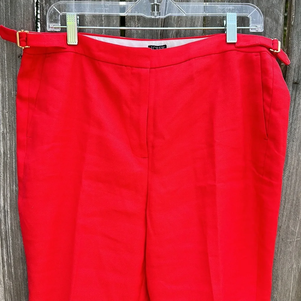 J.Crew Slim-Fit Flare Pant in Stretch Blend Linen - Picture 11 of 13